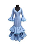 Taille 42. Robe Flamenco Modèle Alexandra. Bleu 272.727€ #50759ALEXANDRAAZL42